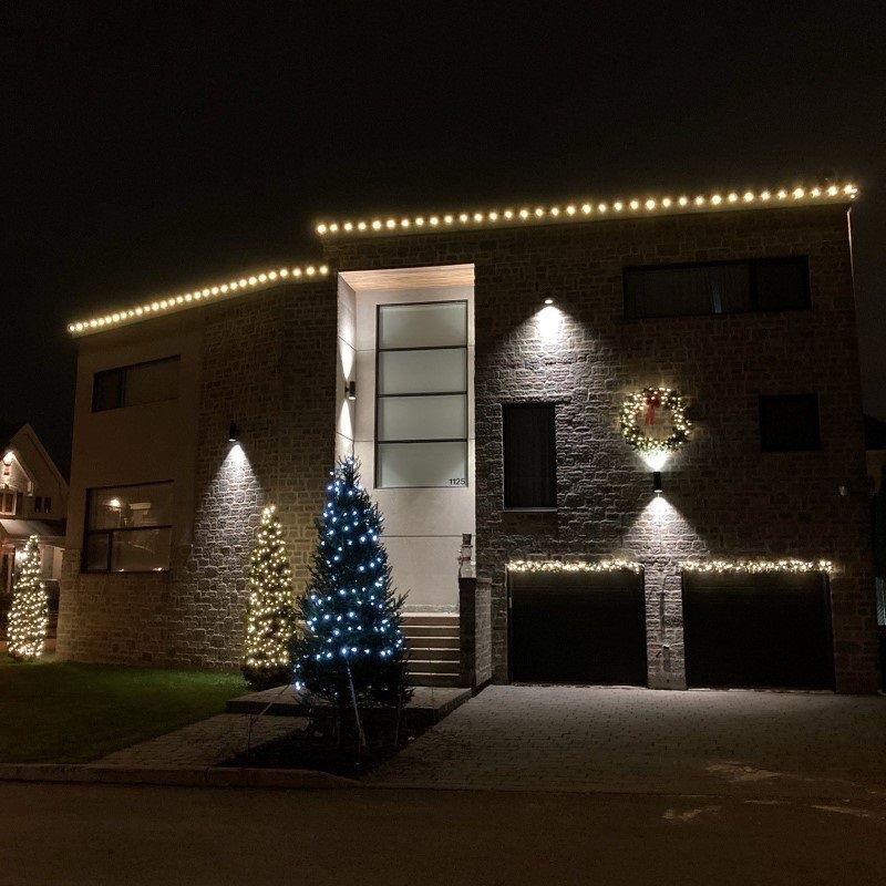 Service de décorations de Noël à Laval