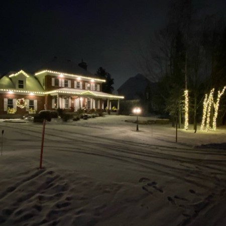 Installation lumieres de noel a blainville