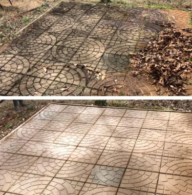 Paver tile cleaning blainville