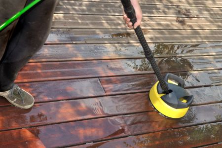 Deck cleaning